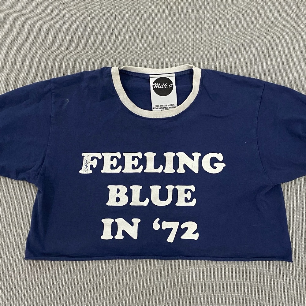 "Milk It" Brand Vintage cropped tee